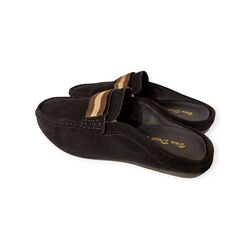 Van Driel Shoes Slipper Matera Zwart Verwisselbaar Voetbed - 8951005742193