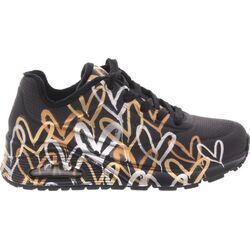 Skechers Sneaker 155523 BKGD UNO Metallic Gold Zwart Goud - 