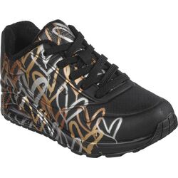 Skechers Sneaker 155523 BKGD UNO Metallic Gold Zwart Goud - 