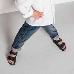 Birkenstock Sandaal New York 087773 Blauw Smal - 4052001499952