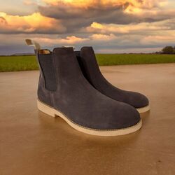 Adventure Chelsea Boot Luzern Blauw Suede Leer - 8951005743091
