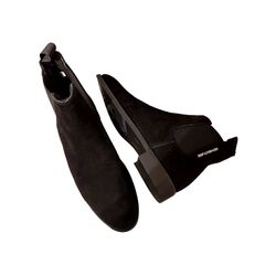 Adventure Chelsea Boot Luzern Warm Gevoerd Zwart Suede Leer - 8951005743190