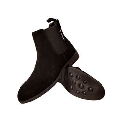 Adventure Chelsea Boot Luzern Warm Gevoerd Zwart Suede Leer - 8951005743190