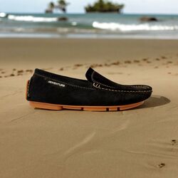 Adventure Instapper Sorrento Blauw Suede Leer High Soft Insole - 8951005742667