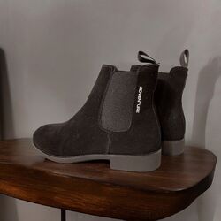 Adventure Chelsea Boot Luzern Warm Gevoerd Zwart Suede Leer - 8951005743176