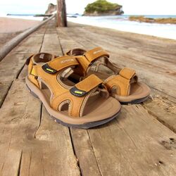 Adventure Sandaal Rock Lichtbruin Leer High Soft Insole - 8951005743299