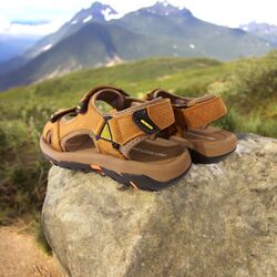 Adventure Sandaal Rock Lichtbruin Leer High Soft Insole - 8951005743299