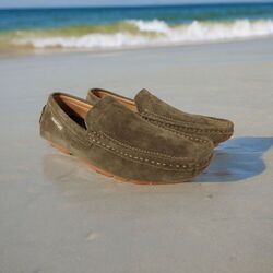 Adventure Instapper Palermo Groen Nubuck Leer High Soft Insole - 8951005743046