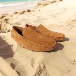 Adventure Instapper Palermo Lichtbruin Suede Leer High Soft Insole - 8951005742599