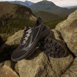 Adventure Sportsneaker Rhodos Zwart Ademend High Soft Insole - 8951005743817