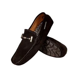 Adventure Instapper Milano Zwart Suede Leer High Soft Insole - 8951005742889