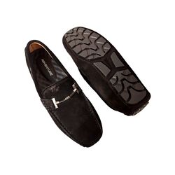 Adventure Instapper Milano Zwart Suede Leer High Soft Insole - 8951005742889