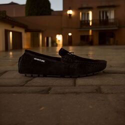 Adventure Instapper Milano Zwart Suede Leer High Soft Insole - 8951005742889