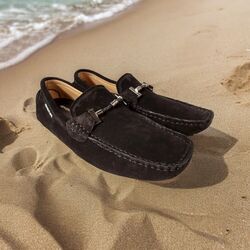 Adventure Instapper Milano Zwart Suede Leer High Soft Insole - 8951005742889