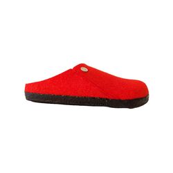 Birkenstock Pantoffel Zermatt Rivet 1014974 Rivet Split Active Red Vilt Smal - 4061418504968