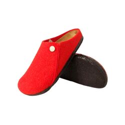 Birkenstock Pantoffel Zermatt Rivet 1014974 Rivet Split Active Red Vilt Smal - 4061418504807