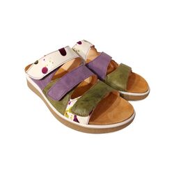 Think! Slipper Meggie 3-000444-7030 Paars Groen Combi - 9010463996100