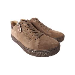 Hartjes Sneaker 162.1401/31 09.75 Muskat Bruin Wijdte H Suède - 9010579563661