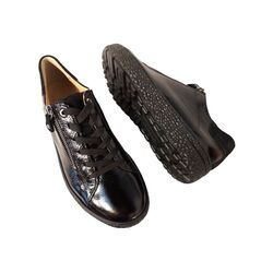 Hartjes Sneaker 162.1401/63 01.01 Zwart Lak Wijdte H - 9010579270903