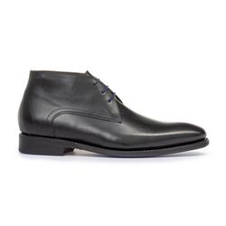 Floris Van Bommel Nette Veterboot SFM-50160-10-01 Zwart Gladleer - 8720244638143