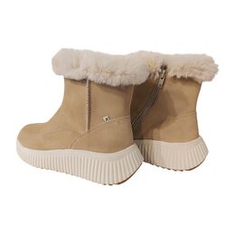 Rieker Korte Laars W1772-62 Beige Warm Gevoerd - 4061811377275