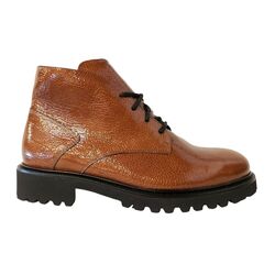 Durea Korte Veterboot 9797 185 1277 Cognac Lak - 8720727887464