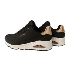 Skechers Sneaker 177094 BLK Zwart Wit Rosé - 195969955710