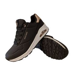 Skechers Sneaker 177094 BLK Zwart Wit Rosé - 195969955659