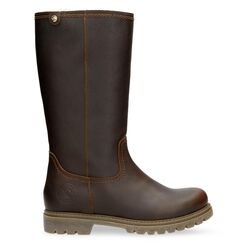 Panama Jack Lange Laarzen Bambina B82 Chestnut Donkerbruin Warm Gevoerd - 8433991864580