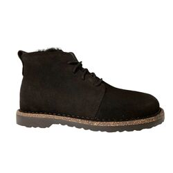 Birkenstock Veterboot Uppsala Mid Shearling Zwart Warm Gevoerd - 4066648610540