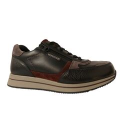 Mephisto Sneaker Gilford Zwart Grijs Bordeaux Combi - 3597436547997