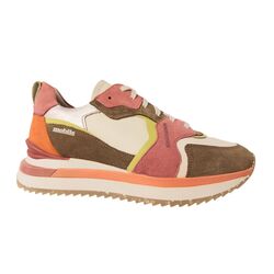 Mephisto Mobils Sneaker Janel Lichen Groen Roze Combi - 3597436564512