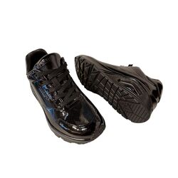 Skechers Sneaker 177142 BBK UNO Shiny One Zwart Lak - 196311734250