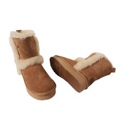 Warmbat Korte Laars Kangaroo Plateau KNG 376125 Cognac - 8721095006884