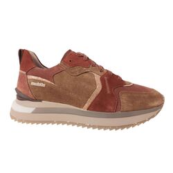Mephisto Mobils Sneaker Janel Tobacco Bruin Rood Combi - 3597436564840