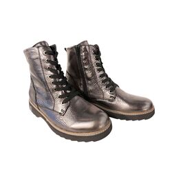 Waldlaufer Veterboot 683801 161 214 Diletta Zilver Grijs Metallic Wijdte K - 4099595814433