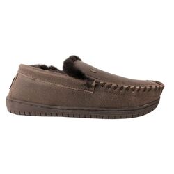 Warmbat Pantoffel Grizzly GRZ4410 Brown Cracked Leather Donkerbruin - 8721095006143
