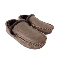 Warmbat Pantoffel Grizzly GRZ4410 Brown Cracked Leather Donkerbruin - 8721095006211