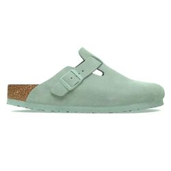 Birkenstock Muil Boston 1025844 Faded Khaki Suede - 4061418815507