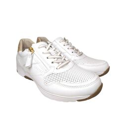 Gabor Rollingsoft Sneaker 66.978.51 Wit Glad Leer - 4065171407900