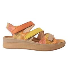 Think! Sandaal Meggie 3000585-9050 Geel Orange Combi - 9010130552400