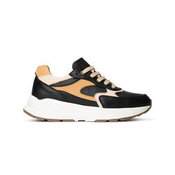 Xsensible Stretchwalker Sneaker Ponte Vecchio 33002.4.040 G Zwart Zand Combi - 8719051675229