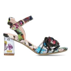 Laura Vita Sandaal Lucieo 25 SL1850-25 Zwart Combi - 3666138719589