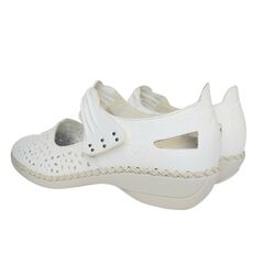 Rieker Bandschoen 41399-80 Wit - 4061811261611