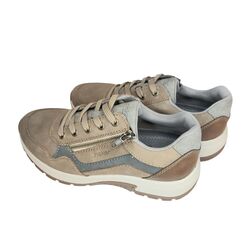 Rieker Sneaker 11001-26 Bruin Taupe Combi Wijdte H - 4061811612154