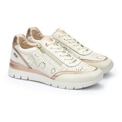 Pikolinos Sneaker Cantabria W4R-6622C1 Nata Wit Champagne Combi - 8445442455506