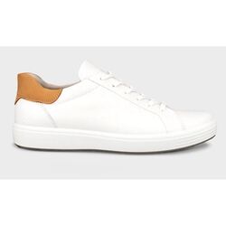 Ecco Sneaker 470824 50104 Soft 7 M Wit Bruin Combi - 194891773324