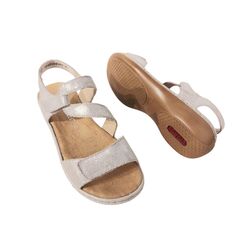 Rieker Sandaal  659C7-93 Zilver Platinum Zacht Voetbed - 4061811192731