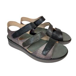 Think! Sandaal Meggie 3 000585 9030 Zwart Paars Combi - 9010130552264
