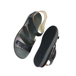 Think! Sandaal Meggie 3 000585 9030 Zwart Paars Combi - 9010130552271